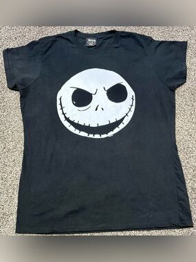 Disney Nightmare Before Christmas Jack Skellington Face Graphic T-Shirt Women’s